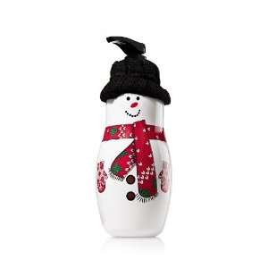   Decorative Snowman Deep Cleansing Hand Soap Winter Candy Apple Beauty
