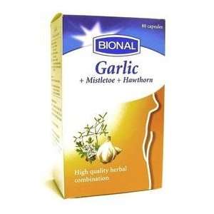  Bional Garlic + Mistletoe + Hawthorn, 80 capsules Health 