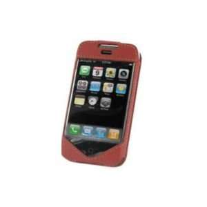  Apple iPhone (1G) Leather Sleeve Type Case (Red) Cell 