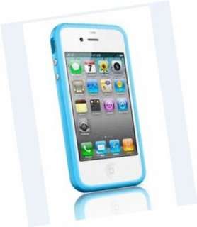 Bumper Schutz Case + Displayschutzfolie Apple iPhone 4 GS Schutz 