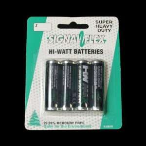  Signal Flex 4 Pack Size AA Batteries: Musical Instruments
