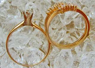 Goldringe Brillantringe 14kt 585 Gold Ring Damenring Brillant Ring 