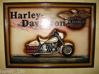 Bild Motorrad Route 66 Kult Art Stil Deco USA Harley  