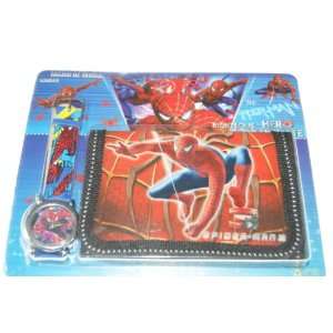  SpiderMan Wallet & Watch Set , Great Gift idea for 