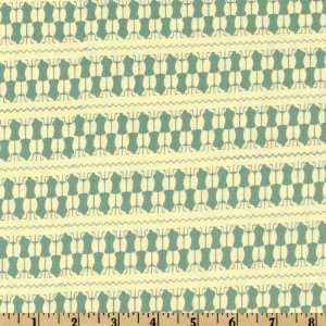 44 Wide Tailor Made Dress Form Stripe Teal Fabric By The 