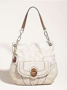 NWT New GUESS Natural Stone Beige COOL CLASSIC Medium HOBO Handbag Bag 