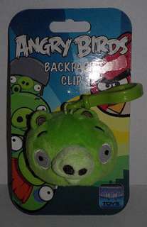 90789_1 Universal Trends Angry Birds grünes Schwein Plüsch mit Clip 