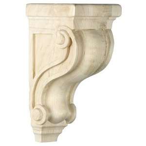   Brackets Wood. Scroll Design Corbel in 5 Sizes with Choice of Wood