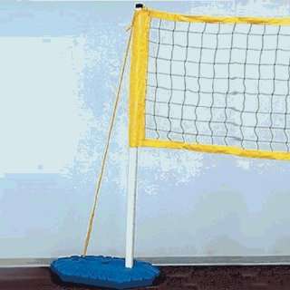  Game Standards Portable Blue Sport Sleeved Volleyball Net 