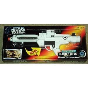  Star Wars Electronic Blaster Rifle BlasTech E 11 w/Light and Laser 