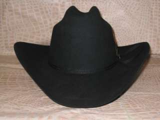 New Stetson Rancher Black 4X Beaver Felt Cowboy Hat  