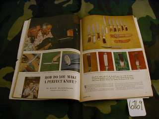 RANDALL KNIFE KNIVES TRUE MAGAZINE FROM 1953 WITH ARTIC  