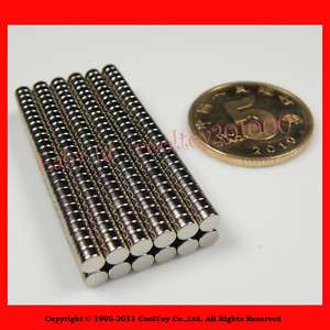 Neodymium Disc 1/2 inch 1/8 1/16 3/8 Earth N35 Magnets  