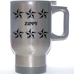   Gift   ZIPPY Stainless Steel Mug (black design) 