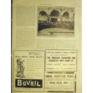 Advert Swan Fountain Pen Bovril Mosque Omar 1901