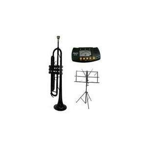  Merano B Flat Black Trumpet with Case+Metro Tuner+Music 