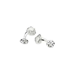 Jewelry Locker Sterling Silver Heart U BackTM Diamond Accented Pug 