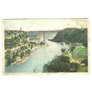  Kentucky River & High Bridge Postcard Kentucky 1900s 