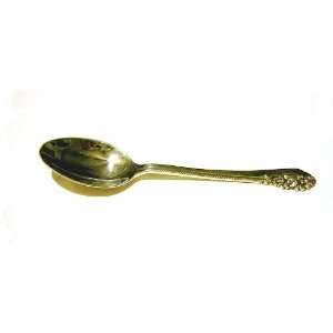   Solid Sterling Silver Big Spoon with Hand Crafted Decorated Designs