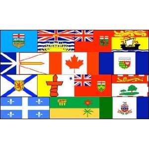  Canada   Canadian Provinces 14 Flags Patio, Lawn & Garden