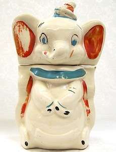 1940S DUMBO 4 1 Turnabout Walt Disney Leeds Cookie Jar  