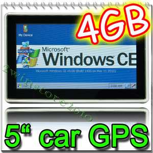 4GB NEW map + 5 Car GPS Navigation nav touch FM MP3 /4  