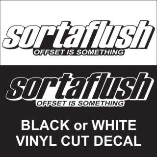 SORTAFLUSH JOKE STICKER