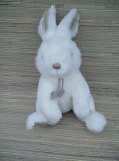 1986 GUND White Bunny Rabbit Plush Stuffed Animal 14  