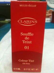 Clarins Souffle De Teint #01 Soft Beige Oil Free SAMPLE  