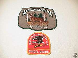 NORTH AMERICAN HUNTING CLUB LIFE DEER & RED PATCHES  