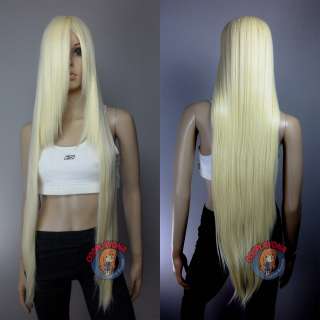   Hi_Temp Series Light Golden Blonde Long Cosplay DNA Wigs 85613  