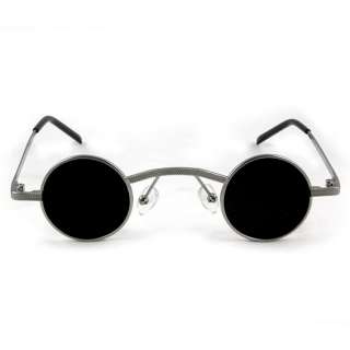 small round vampire Gothic steampunk sunglasses Hi Tek  