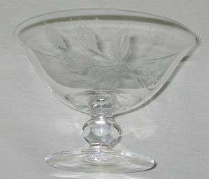 Rosenthal Germany Moss Rose Champagne Glass c1950s  