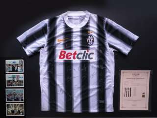 2012 H Juventus signed shirt jersey Del Piero Matri Pirlo Buffon + COA 