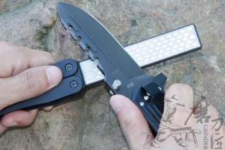 Sided Pocket Diamond Hook & Knife Sharpener T1051D  