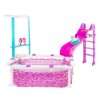 Mattel R4206 0   Barbie Glam Pool, inkl. Glitzerrutsche, Pudel mit 