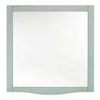   Collection Savoy 32 in. H x 30 in. W Beveled Mirror in Blue Frame