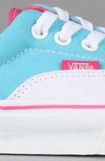 Vans The Era Sneaker in 2Tone White and Blue Mist : Karmaloop 