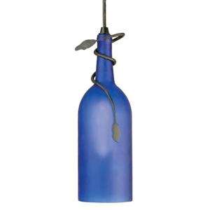 Illumine 1 Light Tuscan Vineyard Frosted Blue Pendant  DISCONTINUED 