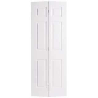   32 in. x 80 in. Composite White Bi Fold Door 25544 