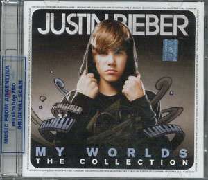 JUSTIN BIEBER MY WORLDS THE COLLECTION 2 CD SET 2010  
