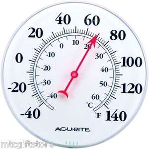 Acu Rite 8 Dial Thermometer   Indoor or Outdoor # 00353  