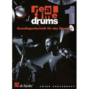 Real Time Drums Level 1, m. Audio CD  Arjen Oosterhout 