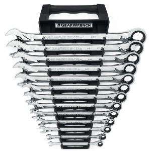   13  Piece SAE XL Ratcheting Wrench Set EHT85199 at The Home Depot
