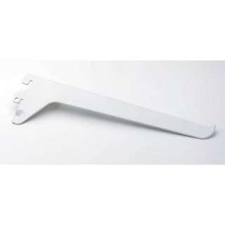 Rubbermaid 16 In. White Single Track Bracket FG4A5802WHT at The Home 