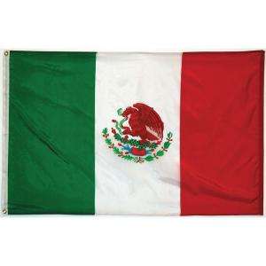Seasonal Designs 3 Ft. X 5 Ft. Mexico Flag MEX3 at The Home Depot 