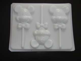 MICKEY MOUSE BOW TIE FACE Hard Candy Soap Mold  