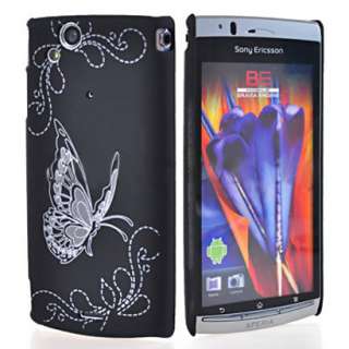 3in1 Für Sony Ericsson Xperia Arc , Arc S Schmetterling Cover Tasche 