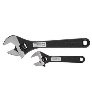 DEWALT 10 in. and 6 in. Adjustable Wrench Set DWHT70294 at The Home 