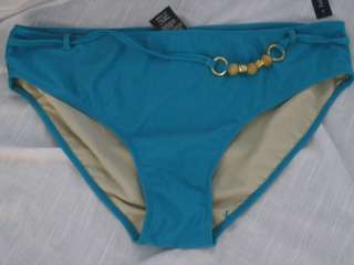FADED GLORY SWIM SEPERATES XL16 18 BROWN/TURQUOISE NWT  